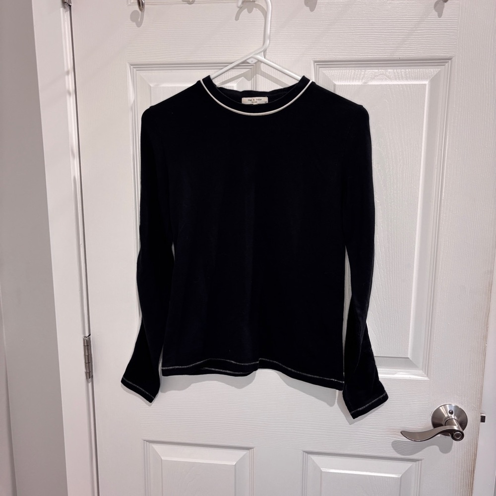 Rag & Bone Black Sweater